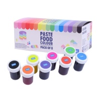 Conjunto de coloração em pasta 25 g - PME - 8 unidades