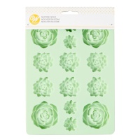 Molde de silicone para flores de pasta de açúcar - Wilton