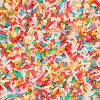 Açúcar granulado multicolorido 80 gr - FunCakes