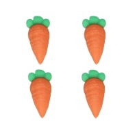 Figuras de açúcar de cenouras - FunCakes - 16 unidades