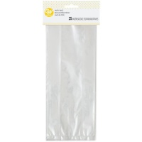 Saco de plástico transparente para rebuçados - Wilton - 25 unidades