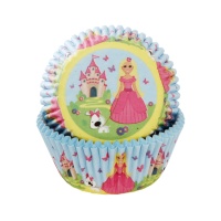 Princesa cupcake em cápsulas - House of Marie - 50 unidades