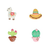Figuras de açúcar de Mexicanos - FunCakes - 8 unidades
