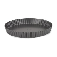 Forma redonda de aço para bolos de 28 x 28 x 3,5 cm - Patisse