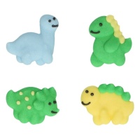 Figuras de açúcar de dinossauros - FunCakes - 8 unidades
