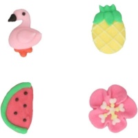 Figuras de açúcar de havaiano - FunCakes - 8 unidades