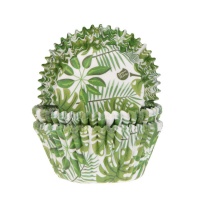 Cápsulas para cupcakes de folha verde - House of Marie - 50 unid.