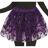 Tutu com morcegos 40 cm - 1 unidade
