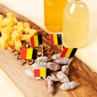A bandeira belga escolhe 6,5 cm - 50 pcs.