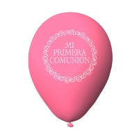 Balões de Látex Minha Primeira Comunhão com pormenores 23 cm - 6 unidades