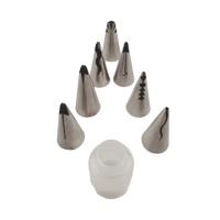 Kit de 7 bicos de aço inoxidável com adaptador - Pastkolor