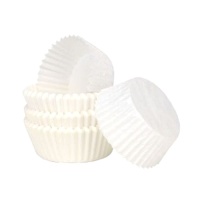 Cápsulas para cupcakes brancas - Pastkolor - 30 unidades
