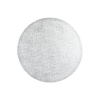 Suporte para bolos 28 x 28 x 0,3 cm banhado a prata