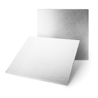 Suporte para bolos quadrado de 20 x 20 x 0,3 cm