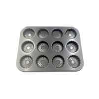 Forma de aço para mini margaridas de 27 x 36 cm - Sweetkolor - 12 cavidades