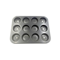 Mini forma de aço para margaridas 27 x 36 cm - Pastkolor - 12 cavidades