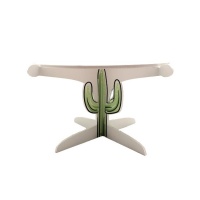 Suporte para bolos com cactos 25 x 15 cm - Pastkolor