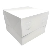 Caixa de 45 x 45 x 20 cm para bolo ajustável de 4 alturas