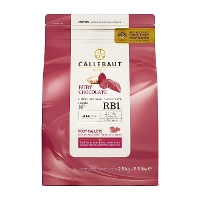 Pepitas de chocolate Ruby 2,5 kg - Callebaut