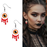 Brincos de olhos ensanguentados - 1 par