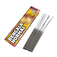 Velas sparklers estrelinhas de 17 cm - 10 unidades