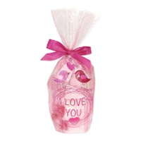 Saco de marshmallows e guloseimas em forma de coração sortidas de 100 gr