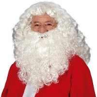 Peruca e barba do Papai Noel