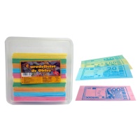 Conjunto de bolachas de notas coloridas - 400 unid.
