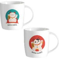 Caneca de 470 ml Gato da Sorte - 1 unidade