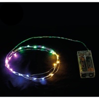Grinalda fio de luzes multicolor de 1,5 m - 15 leds