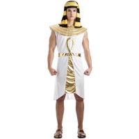Fantasias egípcias douradas e brancas para homens