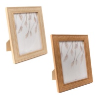 Moldura fotográfica 15 x 20 cm Rattan castanho
