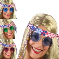 Óculos hippie em cores sortidas