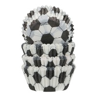 Forminhas para cupcakes 3,4 cm Futebol - Funcakes - 100 unidades
