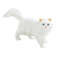 Topo de bolo gato branco 4,5 cm - 1 unid.