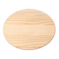 Disco de madeira 25 x 0,5 cm - 1 unidade