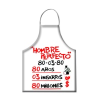 Avental de homem perfeito