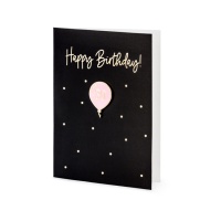 Cartão de feliz aniversário Feliz aniversário com 30 balões