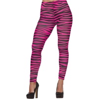 Leggings de zebra fúcsia