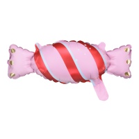 Balão rebuçado cor-de-rosa 40 x 16,5 cm - PartyDeco - 1 peça