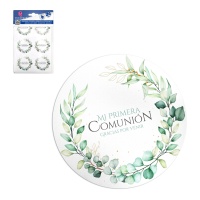 Adesivos para Minha Primeira Comunhão Folhas de 5 cm - 24 unidades