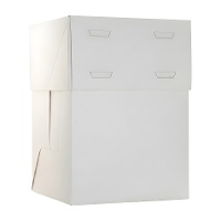 Caixa para bolo 15 x 15 x 20 cm - altura ajustável até 24 cm