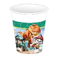 Copos de papel La Patrulla Canina Dino Movie de 200 ml - 8 unidades