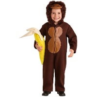 Fato de macaco para crianças