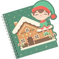 Caderno de elfo natalino