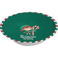 Conjunto de 6 tigelas de Natal com elfo, 17,5 cm