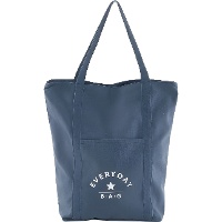 Saco de tecido colorido para uso diário com fecho de correr - 1 unidade.