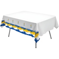 Toalha de mesa do Real Madrid de 2,74 x 1,37 m campo