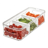 Organizador com divisórias de 37,6 x 16,2 x 9,5 cm