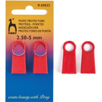 Protetor de pontas para agulhas de 2,5 a 5 mm - Pony - 2 pcs.